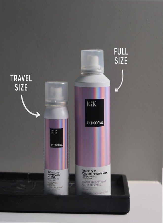 أي جي كي قناع معالجة الشعر الجاف الليلي من آي جي كي أنتي سوشيال، حجم مناسب للسفر، لا يحتاج إلى شطف | يُرمم الشعر ويُنعّمه ويُليّنه | نباتي وخالٍ من القسوة على الحيوانات | 1.7 أونصة (عبوة من قطعتين) - Image 2